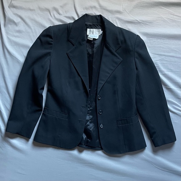 CHRISTIAN DIOR Black Blazer - 100% Wool - Picture 1 of 7